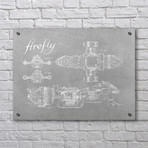 Firefly Serenity Blueprint (Aluminum // Black Ink)