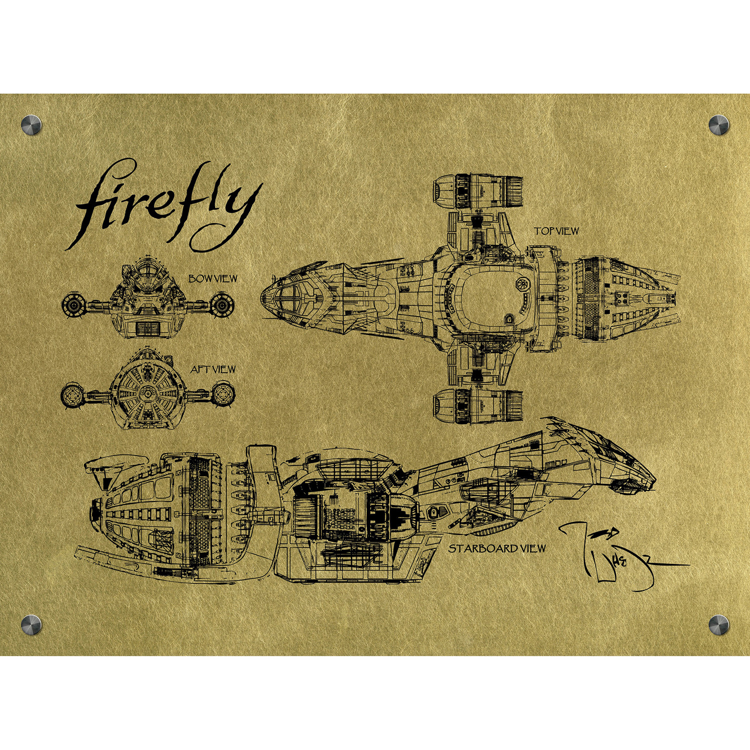 firefly serenity ship blueprints