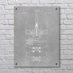 Star Wars Vehicles // X-Wing 2 (Aluminum // Black Ink)