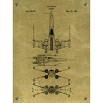 Star Wars Vehicles // X-Wing 2 (Aluminum // Black Ink)