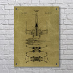 Star Wars Vehicles // X-Wing 2 (Aluminum // Black Ink)