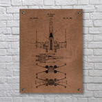 Star Wars Vehicles // X-Wing 2 (Aluminum // Black Ink)