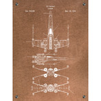 Star Wars Vehicles // X-Wing 2 (Aluminum // Black Ink)