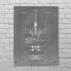 Star Wars Vehicles // X-Wing 2 (Aluminum // Black Ink)