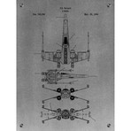 Star Wars Vehicles // X-Wing 2 (Aluminum // Black Ink)