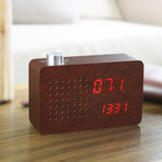 Radio Click Clock // Leatherette