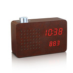 Radio Click Clock // Leatherette