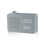 Radio Click Clock // Aluminum