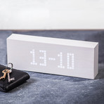 uMessage Click Clock // White