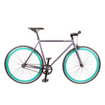 Single Speed // Version 3 // Matte Grey + Aqua (47cm)