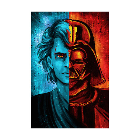 Anakin / Vader Split Face