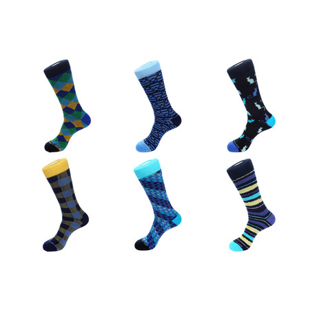 Mid-Calf Socks // Knits and Things // Pack of 6