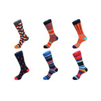 Mid-Calf Socks // Sunset // Pack of 6