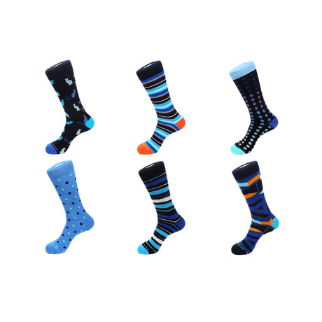 Mid-Calf Socks // Knits + Purrs // Pack of 6