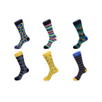 Mid-Calf Socks // Honeycomb // Pack of 6