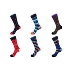 Mid-Calf Socks // Dark Night // Pack of 6