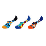 No-Show Socks // Tangram // Pack of 3