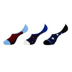 No-Show Socks // Stars + Circles // Pack of 3