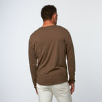 Mikey Long-Sleeve Crewneck // Moss (S)