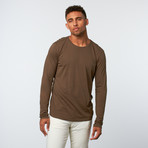 Mikey Long-Sleeve Crewneck // Moss (S)