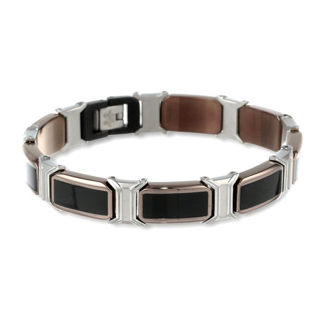 Stainless Steel Bracelet + Chocolate Ion Plating