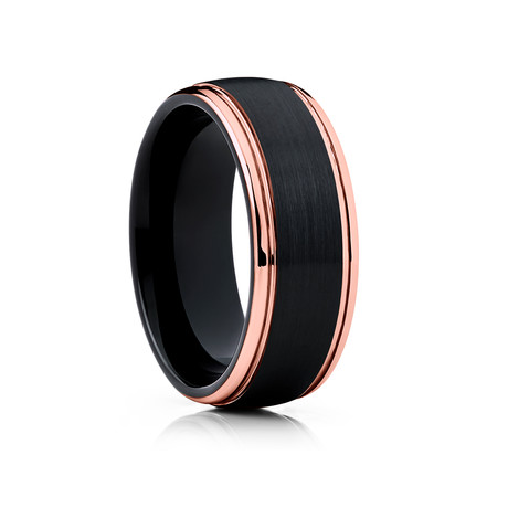 Tungsten Ring // Rose Gold (6mm //Size 8)