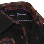 Dolce Guava // Solid Button-Up // Black (3XL)