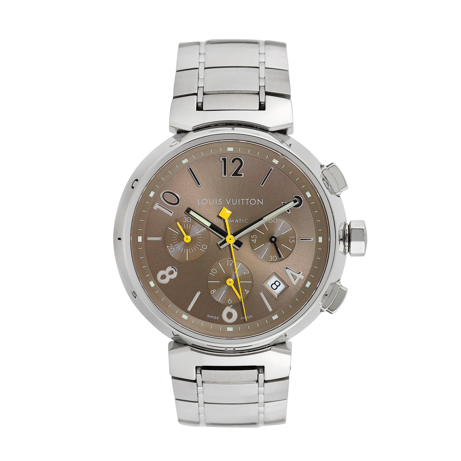 Louis Vuitton Q1122 Tambour Chronograph Men's Watch