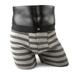 Theo Heller Boxer Brief // Charcoal + Black // Set Of 2 (M)