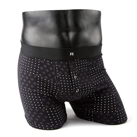 Theo Heller Boxer Brief // Charcoal + Black // Set Of 2 (S)