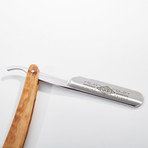 Germany Solingen // Straight Razor // Olive Wood