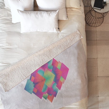 Time For Yourself // Fleece Throw Blanket (Medium)