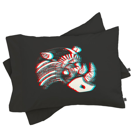 Spirit Rhino // Pillow Case // Set of 2