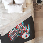 Spirit Rhino // Fleece Throw Blanket (Medium)