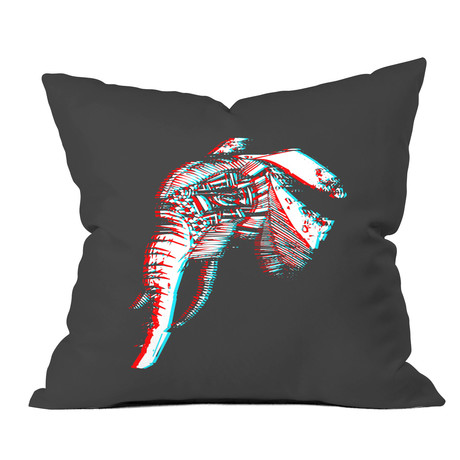Spirit Elephant // Throw Pillow (18" x 18")