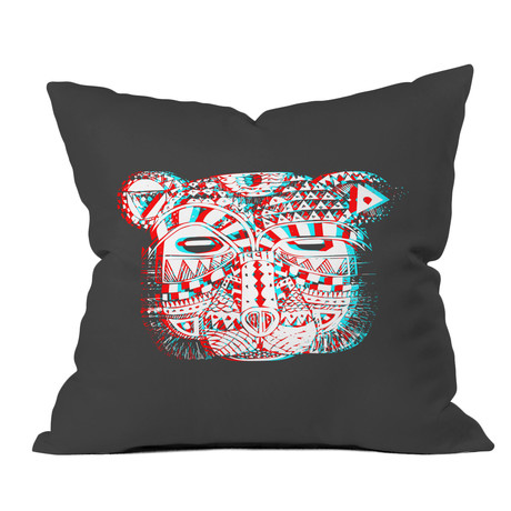 Spirit Bear // Throw Pillow (18" x 18")