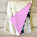 Plant Dynamics // Fleece Throw Blanket (Medium)