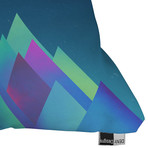 Moon Peaks // Throw Pillow (18" x 18")