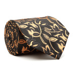 Blanc // Handmade Silk Tie // Gold + Black