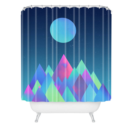 Moon Peaks // Shower Curtain