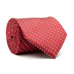 Blanc // Handmade Silk  Tie // Red + White