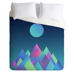 Moon Peaks // Duvet Cover (Twin)