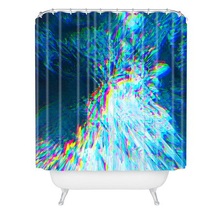 LCD River // Shower Curtain