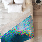 LCD River // Fleece Throw Blanket (Medium)