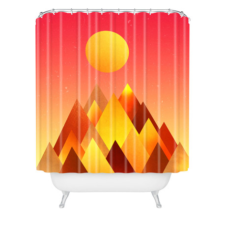 Hot Peaks // Shower Curtain