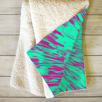 Color Explosion V // Fleece Throw Blanket (Medium)