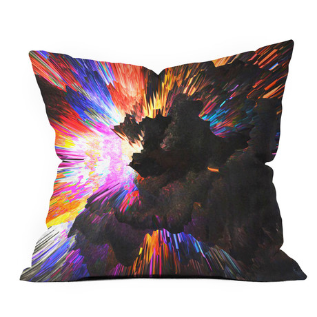 Color Explosion III  // Throw Pillow (18" x 18")