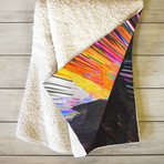 Color Explosion III  // Fleece Throw Blanket (Medium)