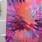 Color Explosion I // Shower Curtain