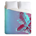 Banana Leaf Through The Code // Duvet Cover (Twin)